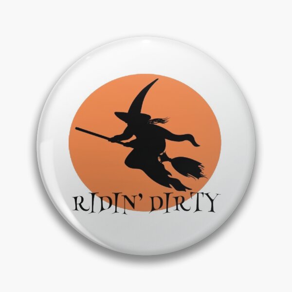 Item preview, Wicked Witch Ridin' a Dirty Broom Halloween Design designed and sold by JustincredibleT.