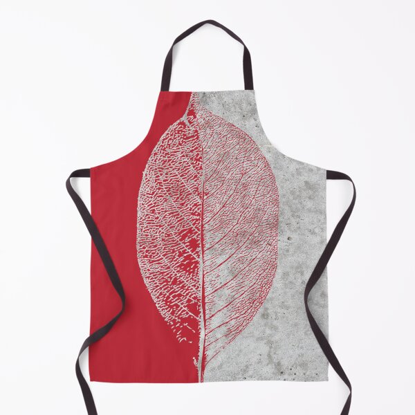 Item preview, Natural Outlines - Leaf Red & Concrete #635 designed and sold by Natural Collective.