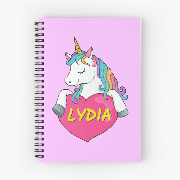 Item preview, Lydia Personalized Cute Unicorn Heart designed and sold by Suphiss.