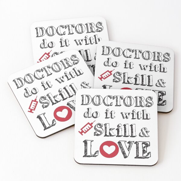Item preview, Doctors Do It With Skill And Love designed and sold by 4AllTimes.