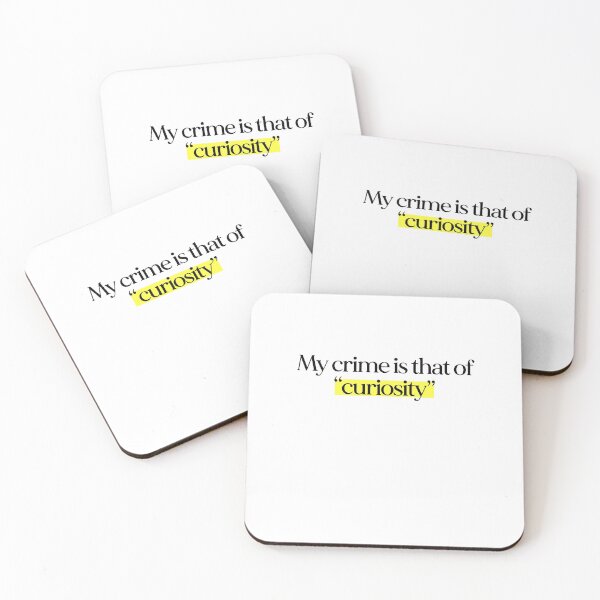 Item preview, My Crime Is Curiosity Quote Hacker Coder Manifesto designed and sold by sharedipmemes.