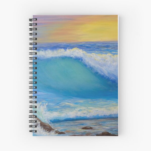 Item preview, Beautiful Ocean Wave Breaking at Sunset designed and sold by Esperanza Phoenix.