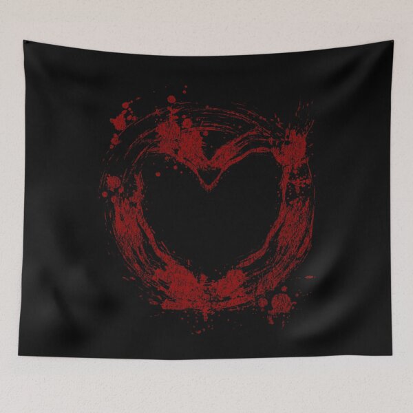 Item preview, Bloodstreaked Heart Bloodstain designed and sold by Trickyy90.