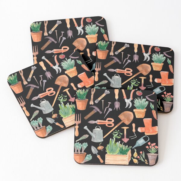 Item preview, Garden Tools Pattern | Gardening Gear  designed and sold by InkItStudio.