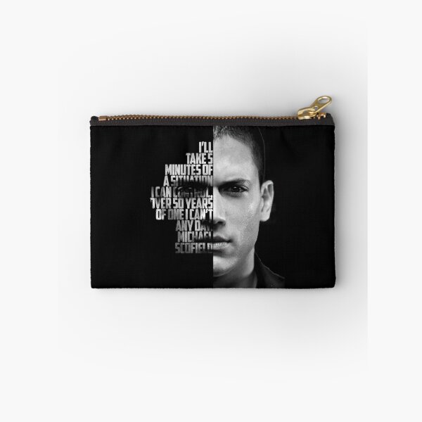 Item preview, Black and white Michael Scofield, Prison Break quote. designed and sold by Enea Kelo.
