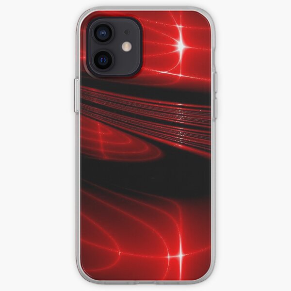 Hypnotic Alien Sunset Mask Abstraction iPhone Soft Case