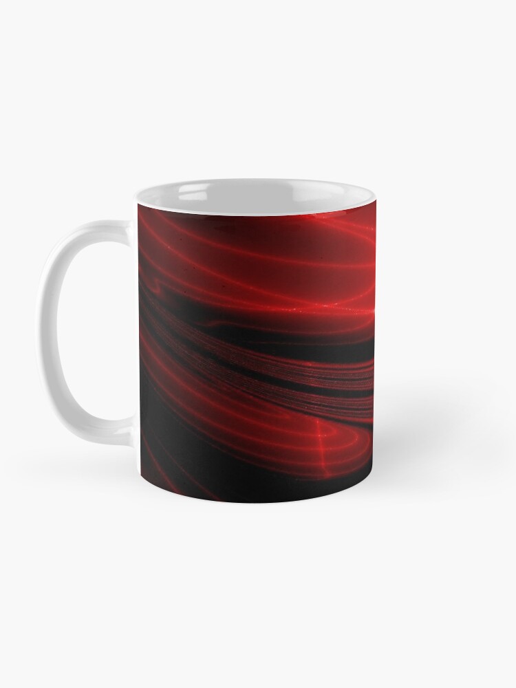 Alternate view of Hypnotic Alien Sunset Mask Abstraction Mug