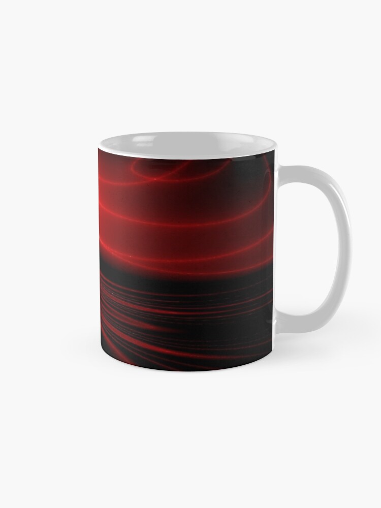 Alternate view of Hypnotic Alien Sunset Mask Abstraction Mug