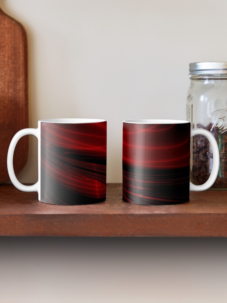 Alternate view of Hypnotic Alien Sunset Mask Abstraction Mug
