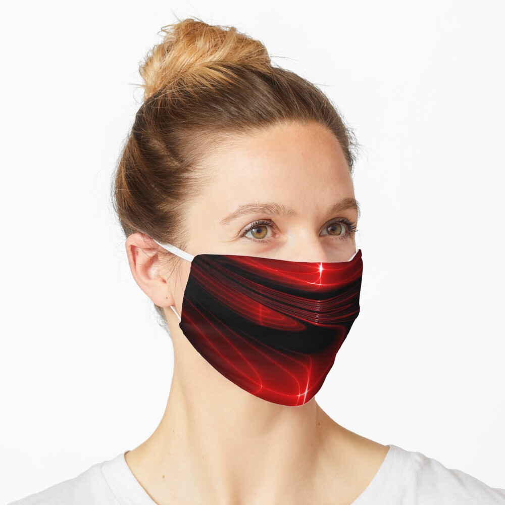 Hypnotic Alien Sunset Mask Abstraction Mask
