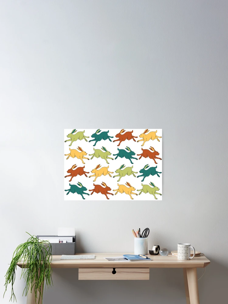 Thumbnail 2 of 3, Poster, Multiply Like Rabbits designed and sold by Asher Silverman.