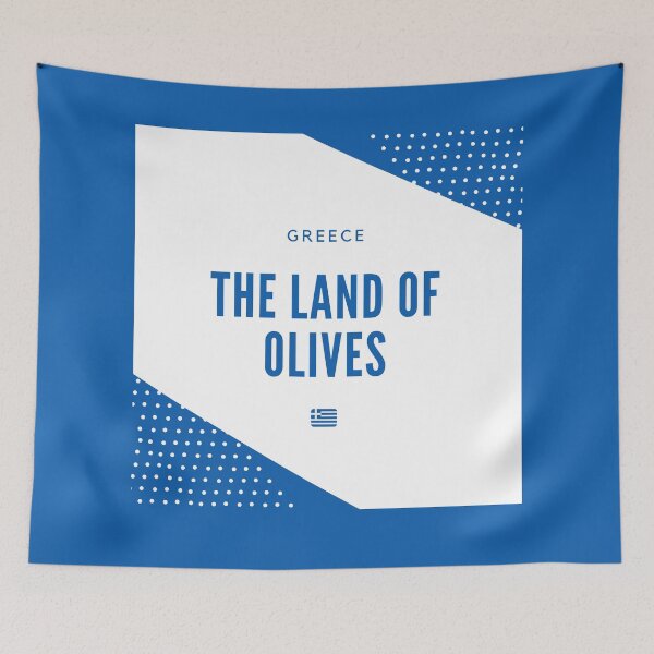 Item preview, Greece the Land of Olives designed and sold by TheJoeyStudio.