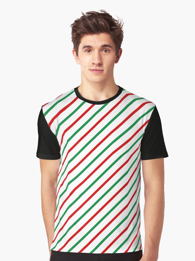 candy cane striped shirt