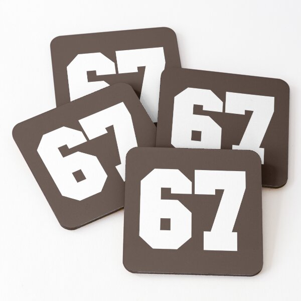 Item preview, 67 Number Cleveland Sports Sixty-Seven Brown Jersey designed and sold by HelloFromAja.