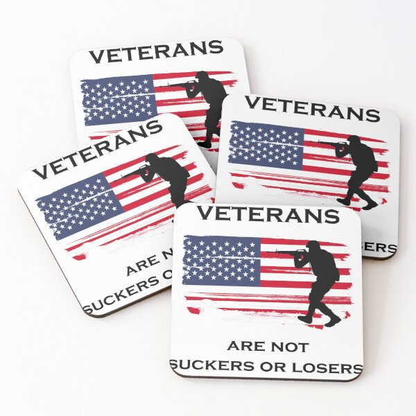 Item preview, veterans are not suckers or losers designed and sold by TINASTORESHOPE.