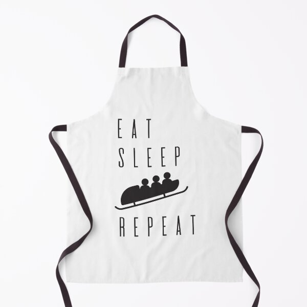 Item preview, Eat Sleep Bobsled Repeat designed and sold by 4AllTimes.