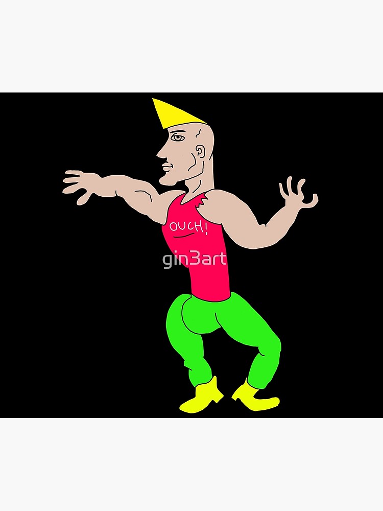 Giga Chad Meme Decal Sticker | Chad Thundercock Meme Sticker | Meme Gifts