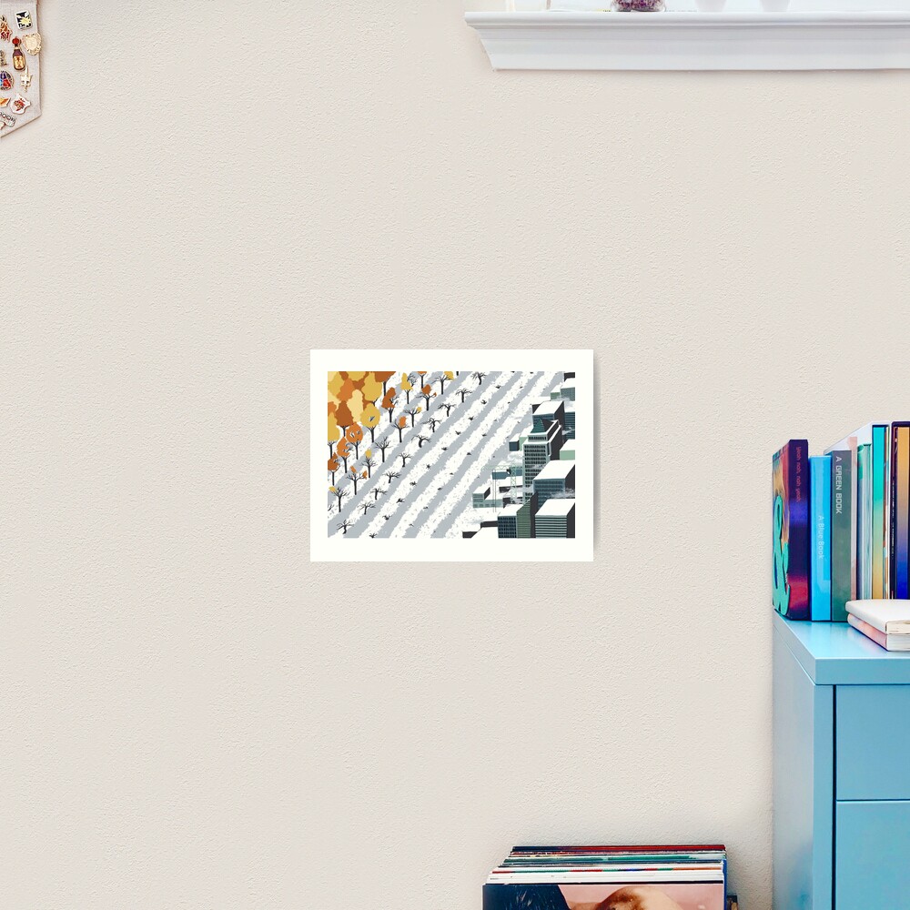 Urbanisation Art Print
