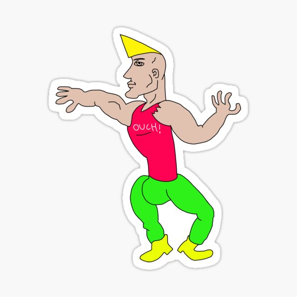 CHAD MEME" Sticker for Sale by gin3art | Redbubble
