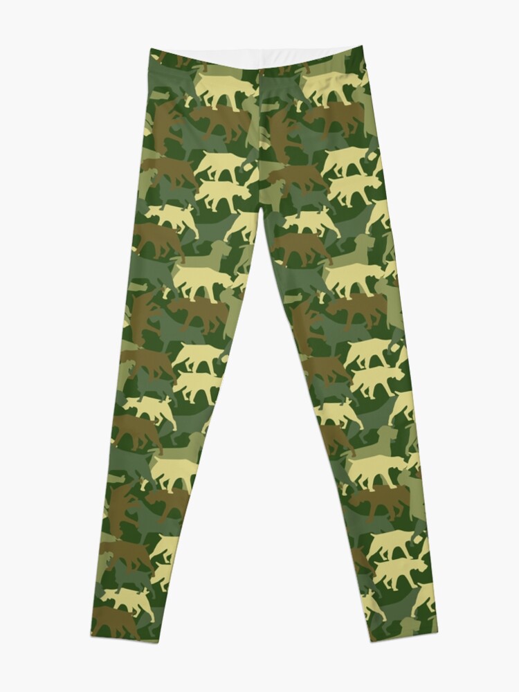 Alternate view of CAMO GREEN Leggings