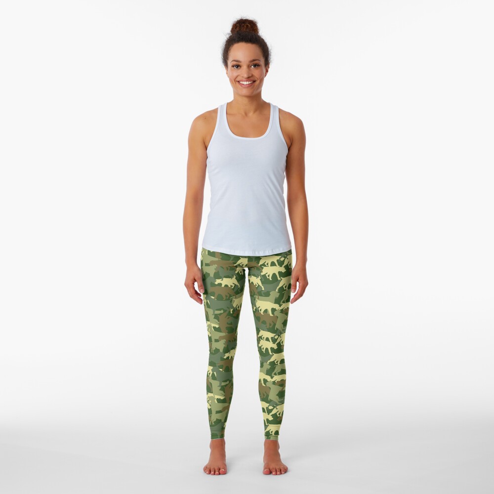 CAMO GREEN Leggings