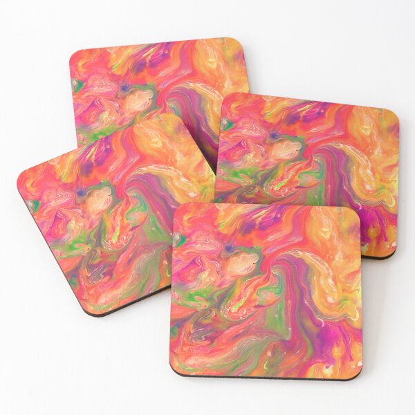 Item preview, Carnivale acrylic abstract painting designed and sold by Color Splash Gallery.