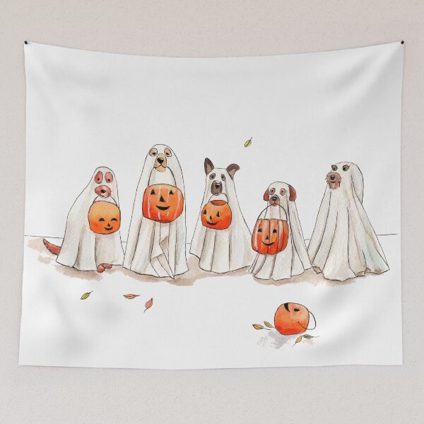 Item preview, Halloween Ghost Dogs designed and sold by Tina van Dijk.