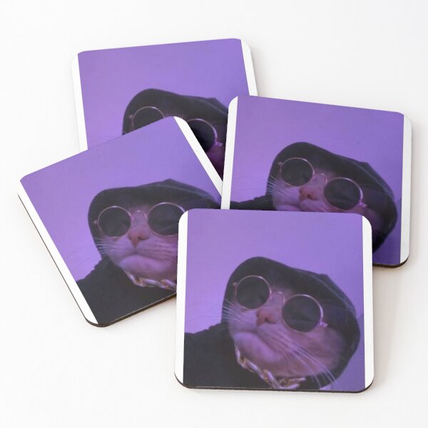 Aperçu de l'œuvre cute cool cat créée et vendue par Rukia Shop.