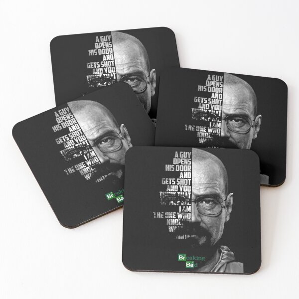 Item preview, Black and white Walter White Braking Bad quote. designed and sold by Enea Kelo.