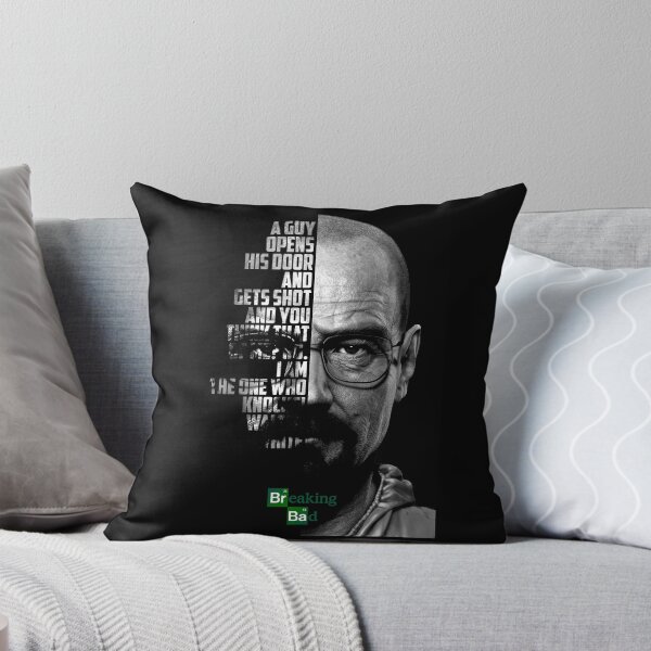 Item preview, Black and white Walter White Braking Bad quote. designed and sold by Enea Kelo.