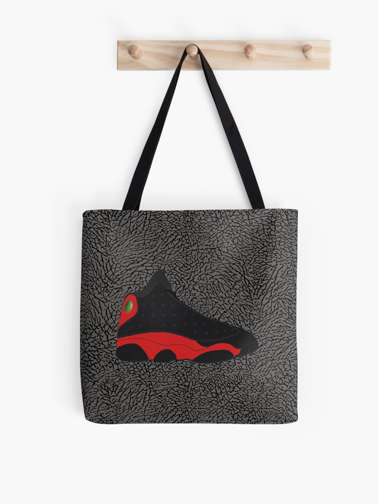 Bolsa de tela «Air Jordan 13 Bred (Elefante fondo de la impresión)» de  gaeldesmarais | Redbubble