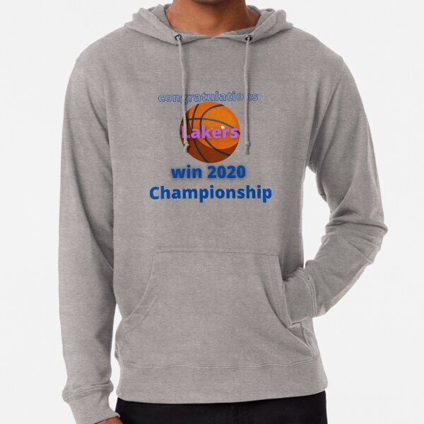 Lakers and Dodgers 2 Titles 2020 Championship Hoodie Grey All Over