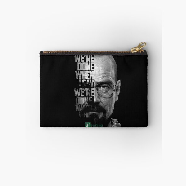 Item preview, Black and white Walter White Braking Bad quote. designed and sold by Enea Kelo.