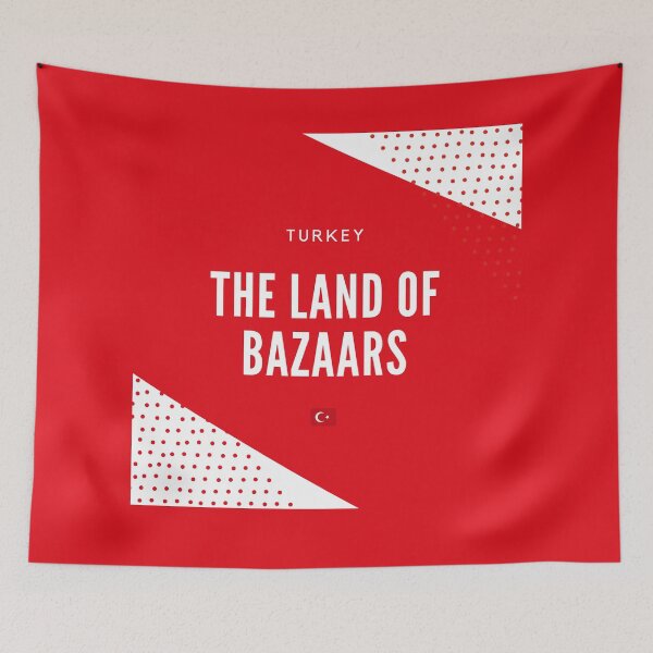 Item preview, Turkey the Land of Bazaars designed and sold by TheJoeyStudio.