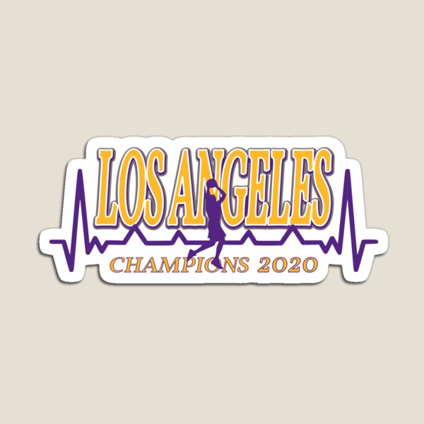 Los Angeles Lakers Rams Dodgers Kings Logos State of California Die-cut  MAGNET 