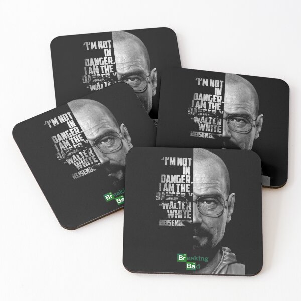 Item preview, Black and white Walter White Braking Bad quote. designed and sold by Enea Kelo.