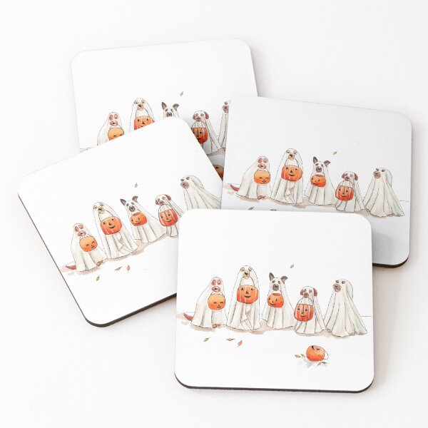 Item preview, Halloween Ghost Dogs designed and sold by Tina van Dijk.