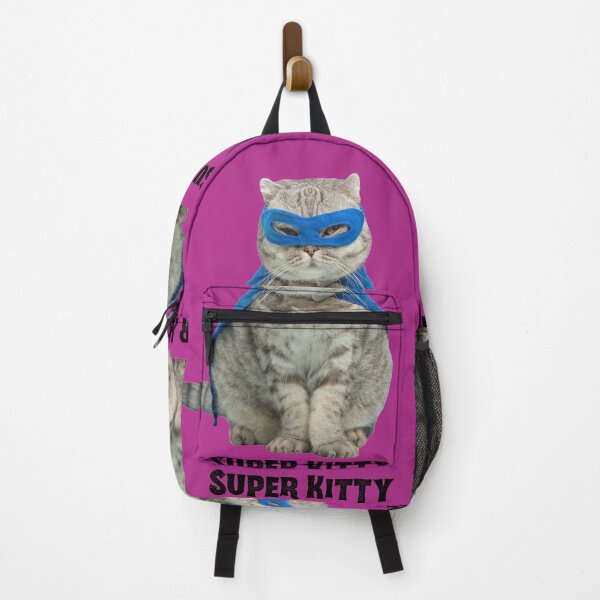 Item preview, Super Kitty - Funny Cat with Superhero Cape & Mask (Halloween Costume) designed and sold by Taulukos Designs.
