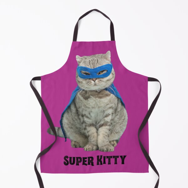 Item preview, Super Kitty - Funny Cat with Superhero Cape & Mask (Halloween Costume) designed and sold by Taulukos Designs.