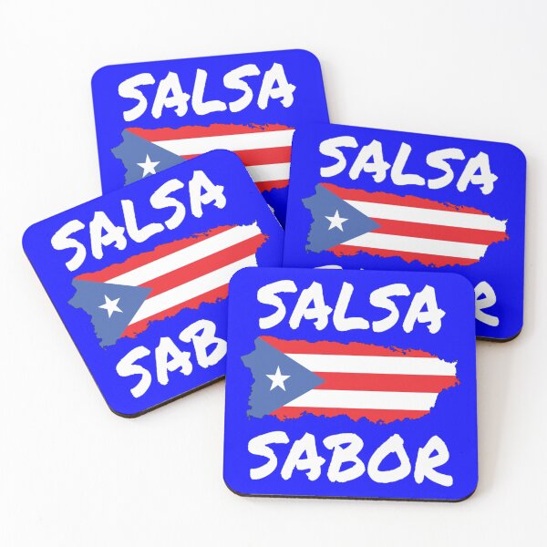 Item preview, Salsa Sabor Boricua Bandera Puertorriqueña Camiseta Merch designed and sold by PRINTS2HOT.