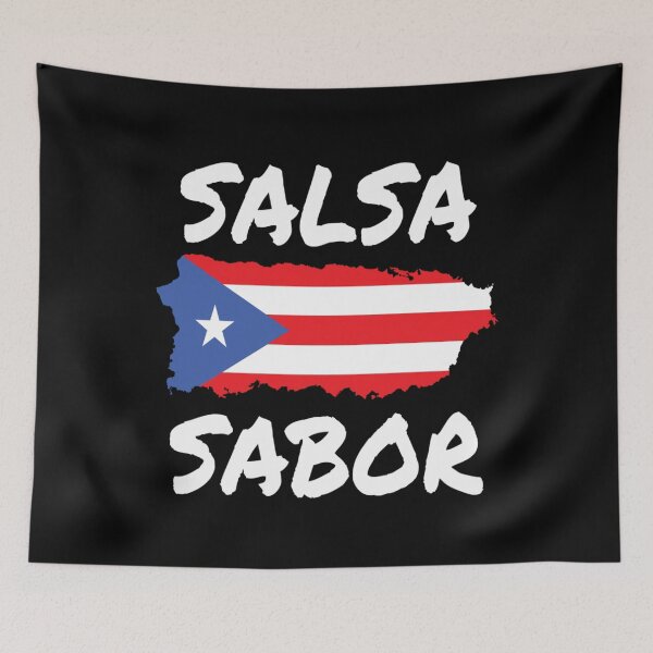 Item preview, Salsa Sabor Boricua Puerto Rican Flag T Shirt Merch designed and sold by PRINTS2HOT.