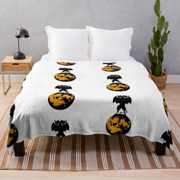 Item preview, Halloween moon - devil bat designed and sold by wiwiart.