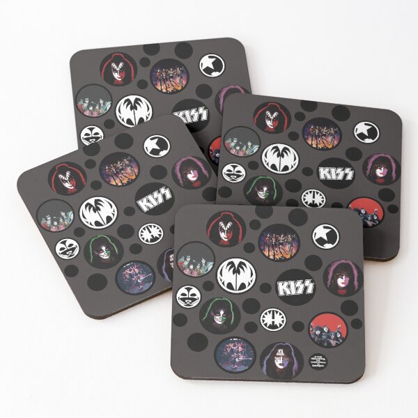 Item preview, Kiss bubble pattern. Birthday party gifts for metal fan designed and sold by chrlalexandru.
