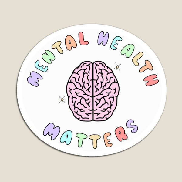 mental health matters brain Magnet