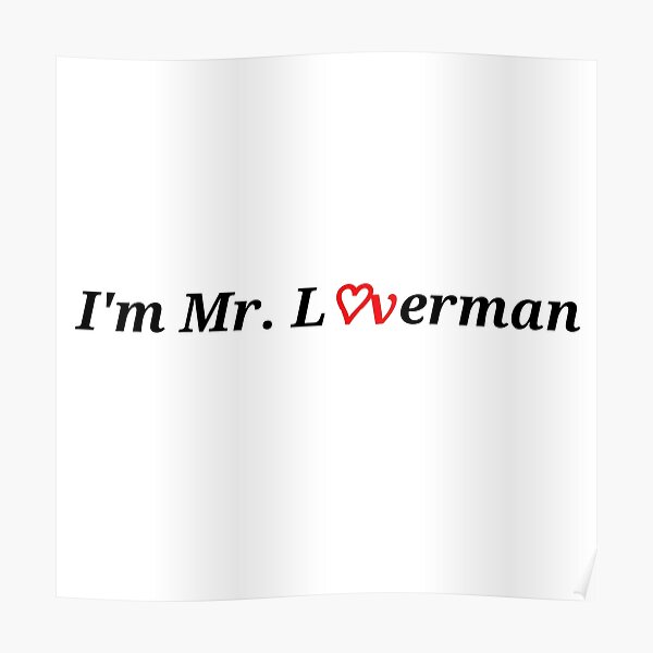 mr loverman book