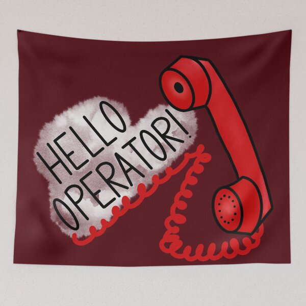 Item preview, hello operator! designed and sold by AnnieGarbs.