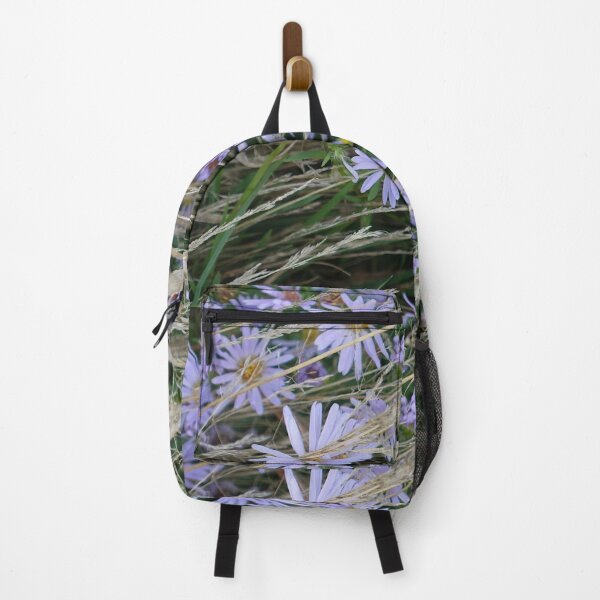 Item preview, Wild blue daisy flowers and grasses designed and sold by naturematters.