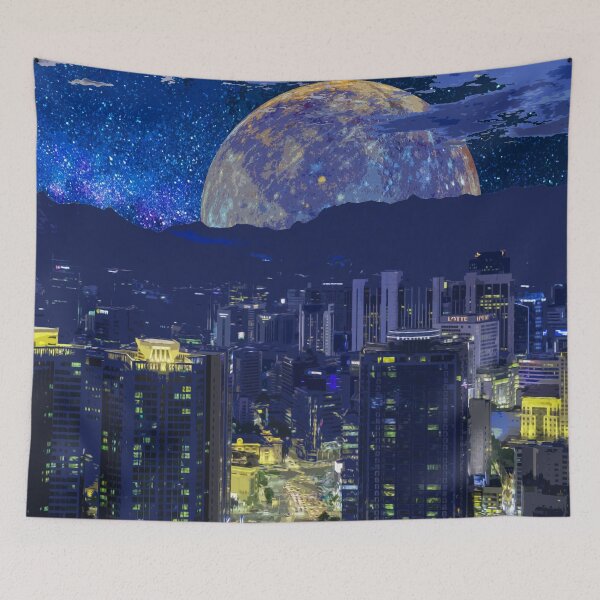 Item preview, Planet Mercury | City Landscape designed and sold by Artsy Universe.