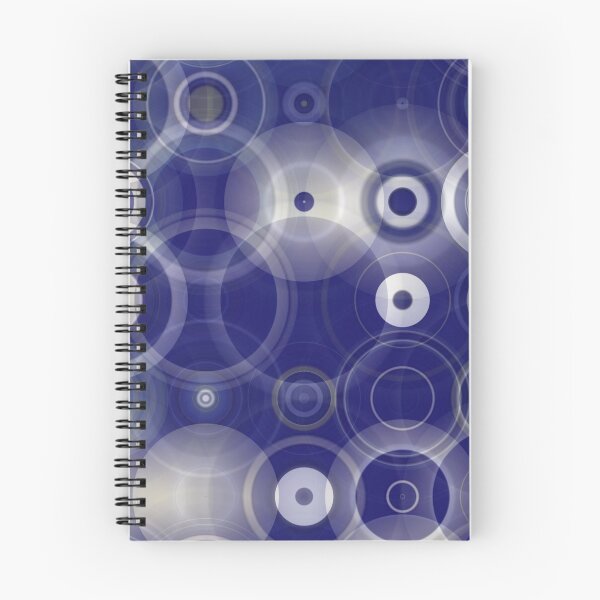 Item preview, Blue Corona Colours Halo Abstract Deco Design by Jenny Meehan  designed and sold by Jenny Meehan Art Prints and Patterns  .