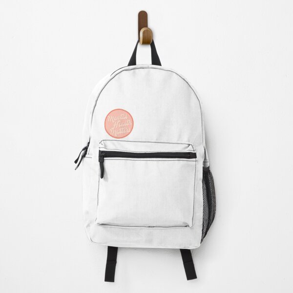 Item preview, mental health matters peach cursive designed and sold by Lily Ryan Stoltz.